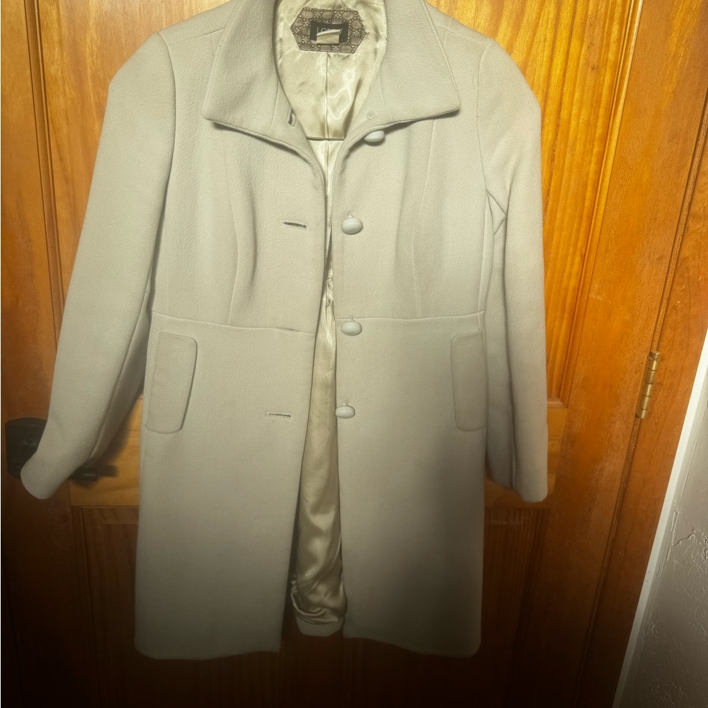 Elegant Gray Peacoat